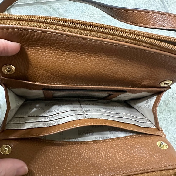 Michael Kors Light Brown Crossbody - Picture 3 of 5